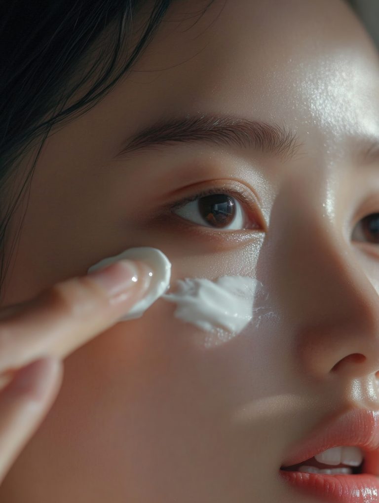 Dermatologist Skincare: Facial Treatment with Cream